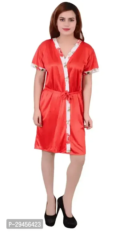 Comfortable Satin Night Gowns for Women-thumb0