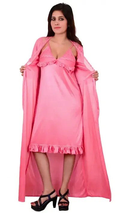 Comfortable Satin Night Gowns for Women