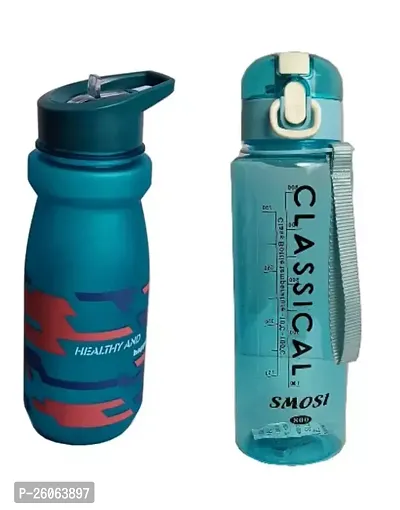 Classic Plastic Water Bottles Pack Of 2-thumb0