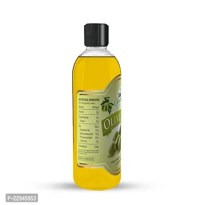 LAXMI ORGANIC Olive oil Jaitun tail extra light virgin edible  body massage hair cooking oil 200 ML-thumb3