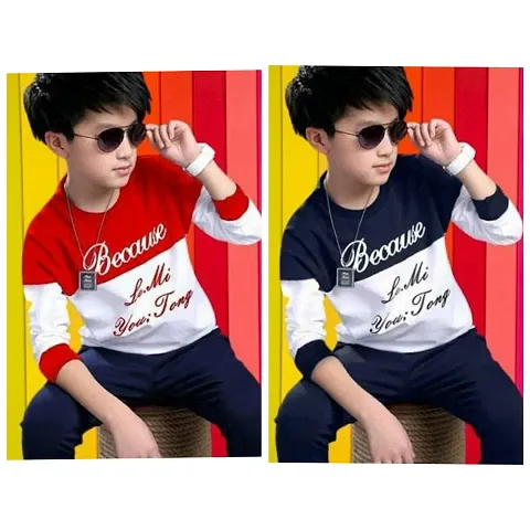 Stylish Solid Tees For Boys