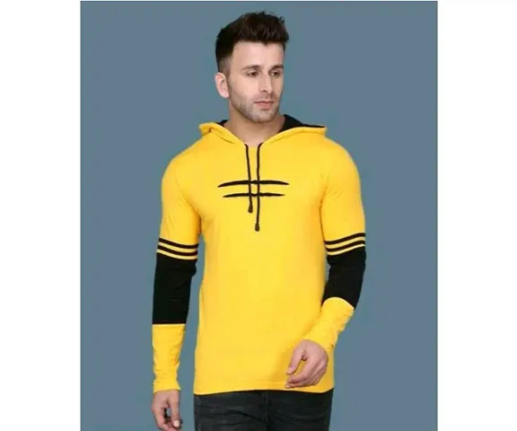 Reliable Solid Hooded Tees For Men