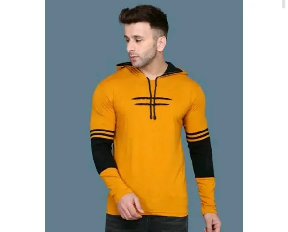 Reliable Solid Hooded Tees For Men