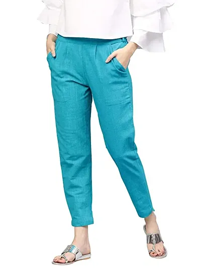 Trendy Women Cotton Trouser Pant