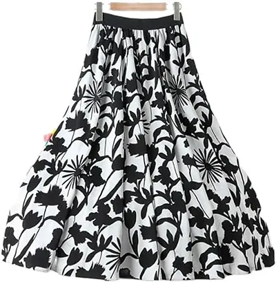 Trendy Women Crepe Printed Skirt