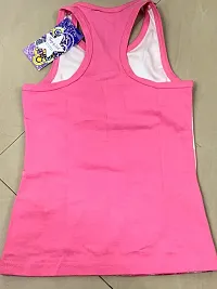 Anjali Designer Attires Little Babs Pink Printed Cotton Digital Summer T-Shirt Pink-thumb3