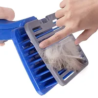 FOURESTA Pet Slicker Brush - Large Size with Auto Cleaning Button, Ideal for Dogs, Cats, and Horses-thumb4