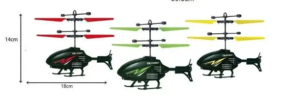 Stylish Multicoloured Remote Control Helicopter For Kids Pack Of 3