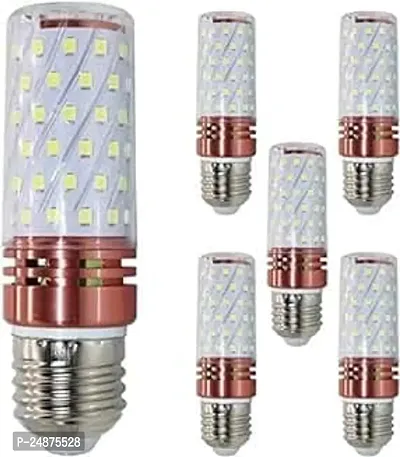 6W Screw Type E27 Multi-Color Led Bulb For Wall Lamps, Pendant Lamps And Chandeliers- Cool White, Warm White And Neutral White Pack Of 6