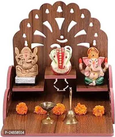 Classic Wall Mounted Glossy Wooden Home Temple-thumb0