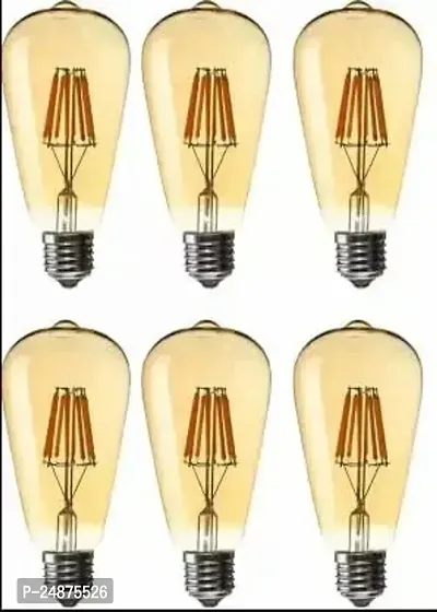 Led Filament 4 Watt Long Bulb Filament Light Bulbs For Hanging Light Pack Of 6-thumb0