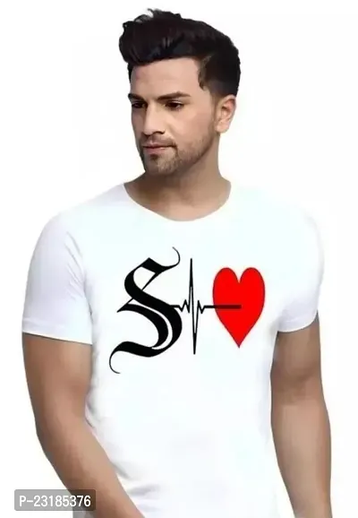 Comfortable White Polyester Tees For Men-thumb0