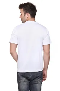 Men's Solid Polyester Round Neck Tees Combo Of 4-thumb2