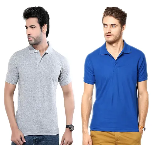 Classy Polo Neck T-Shirt For Men (Pack Of 2)