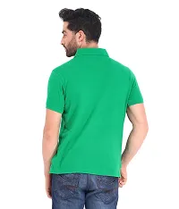 Multicoloured Polyester Polos For Men-thumb2