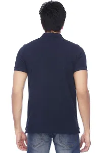 Reliable Navy Blue Cotton Blend Solid Other For Men-thumb2