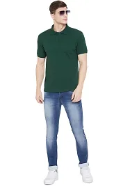 Reliable Multicoloured Polycotton Solid Polos For Men-thumb1