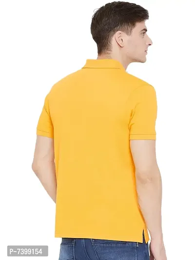Reliable Multicoloured Polycotton Solid Polos For Men-thumb3