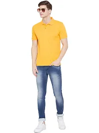 Reliable Multicoloured Polycotton Solid Polos For Men-thumb3