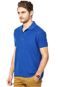 Reliable Multicoloured Polycotton Solid Polos For Men-thumb2