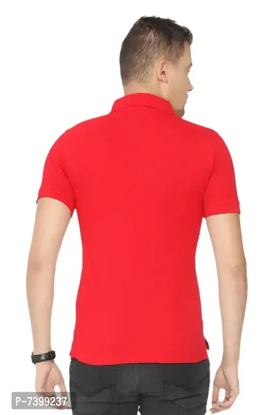 Reliable Multicoloured Polycotton Solid Polos For Men-thumb2