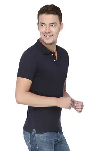 Reliable Multicoloured Polycotton Solid Polos For Men-thumb2