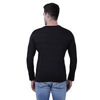 Stunning Cotton Blend Solid Round Neck Tees For Men- Pack Of 2-thumb1