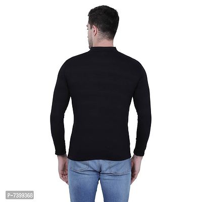 Stunning Cotton Blend Solid Henley Tees For Men- Pack Of 3-thumb2