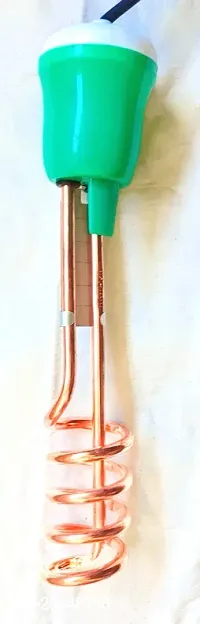 Copper- 1500 Watt DURABLE  HEAVY DUTY Water Heater Immersion Rod or Bucket Water Heater(1 Piece), Reddish Brown-thumb0