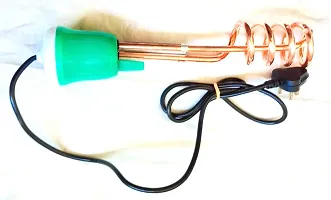 Copper- 1500 Watt DURABLE  HEAVY DUTY Water Heater Immersion Rod or Bucket Water Heater(1 Piece), Reddish Brown-thumb1