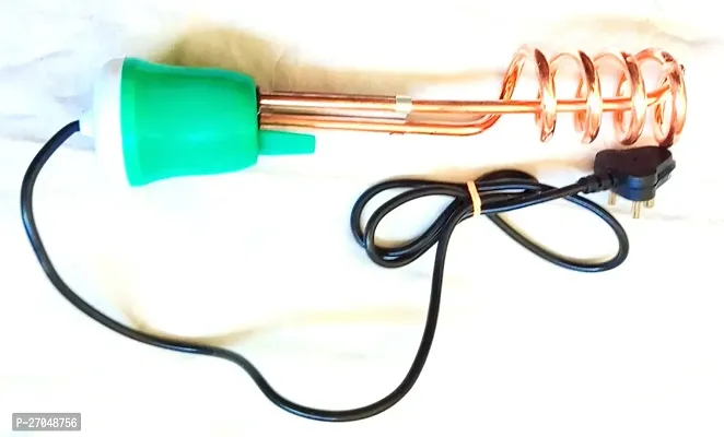 Copper- 1500 Watt DURABLE  HEAVY DUTY Water Heater Immersion Rod or Bucket Water Heater(1 Piece), Reddish Brown-thumb2