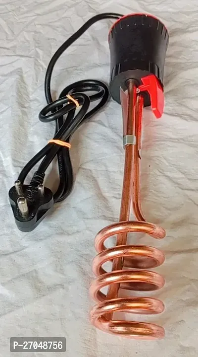 Copper- 1500 Watt DURABLE  HEAVY DUTY Water Heater Immersion Rod or Bucket Water Heater(1 Piece), Reddish Brown-thumb3