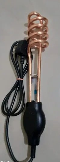 Spiral Copper- 1500 Watt Water Heater Immersion Rod or Bucket Water Heater(1 Piece), Reddish Brown-thumb1
