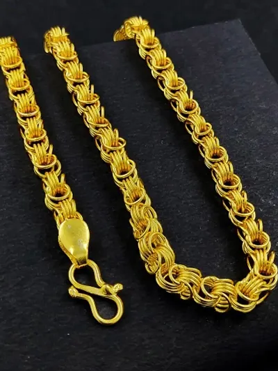 Alluring Brass Golden Chain For Men