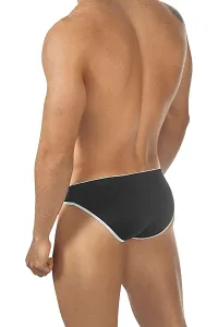 Generic Men's Polyester Thong (Pack of 1) (AVU-ML-559-BK_Black_M)-thumb4