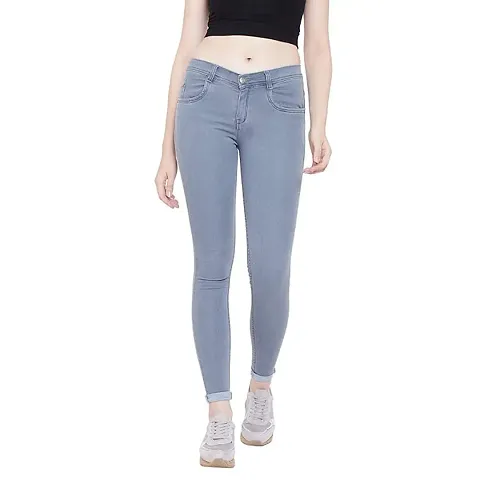 Trendy Printed Skinny Fit Jeans for Women