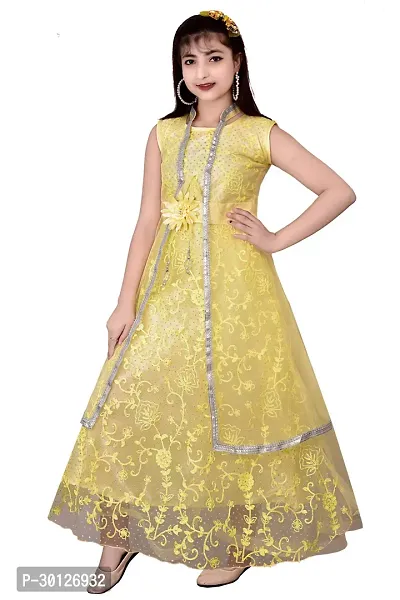 Beautiful Georgette Party Princess Gown-thumb0