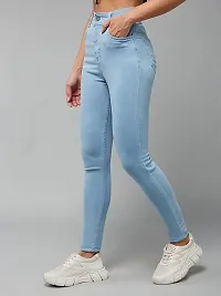 Stylish Denim Solid Jeans for Women Pack of 2-thumb2