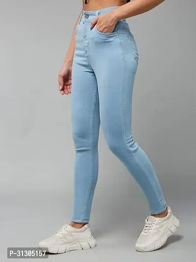 Stylish Denim Solid Jeans for Women Pack of 2-thumb3