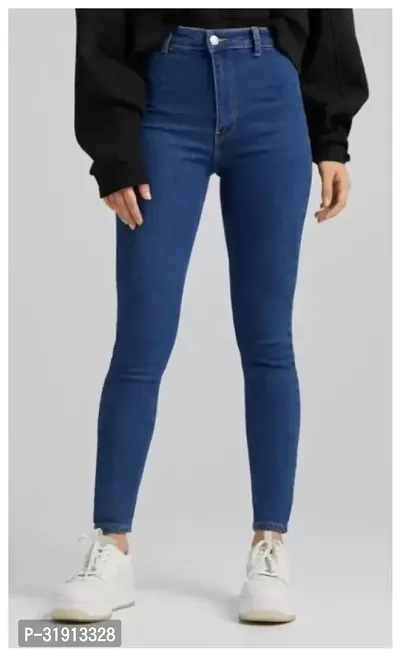 Women Skinny Mid Rise Jeans