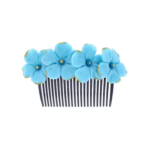 Designer Porcelain Comb Pins For Women And Girls