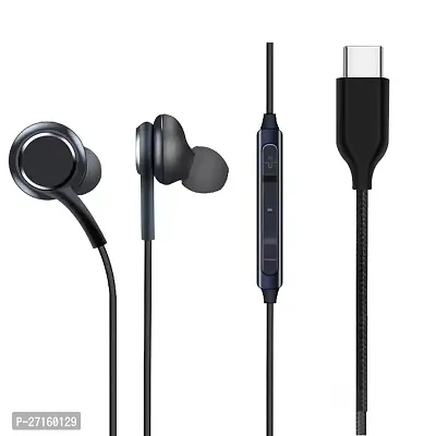 Stylish Black In-ear Headphones-thumb0