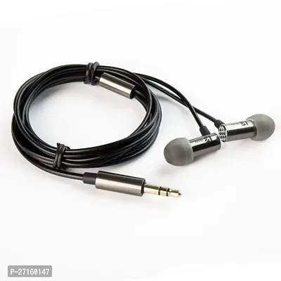 Stylish Black In-ear Headphones