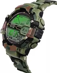 DKEROAD Digital Silicone Green Strap Watch for Boys & Girls | Casual-Sports | - Model674-thumb1