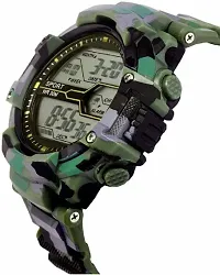 DKEROAD Digital Silicone Green Strap Watch for Girls | Casual-Party-Wedding-Formal-Sports | - Model647-thumb1