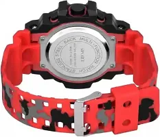 DKEROAD Digital Silicone Red-Black Strap Watch for Boys | Formal-Party-Wedding-Sports | - Model118-thumb2