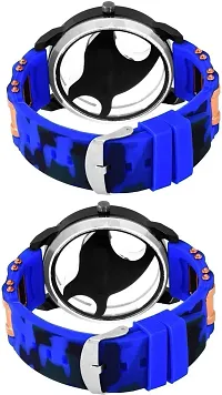 DKEROAD Analog Silicone Blue Strap Watch for Boys | Casual-Formal | - Model228-thumb1