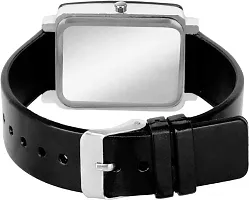 DKEROAD Analog Silicone Black Strap Watch for Girls | Party-Wedding | - Model355-thumb1