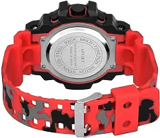 DKEROAD Digital Silicone Red-Black Strap Watch for Boys | Sports-Formal | - Model36-thumb1