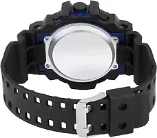 DKEROAD Digital Silicone Blue Strap Watch for Boys | Sports-Formal-Casual | - Model224-thumb1